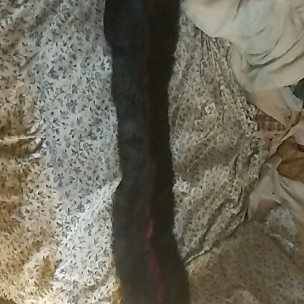 Fur stole faux